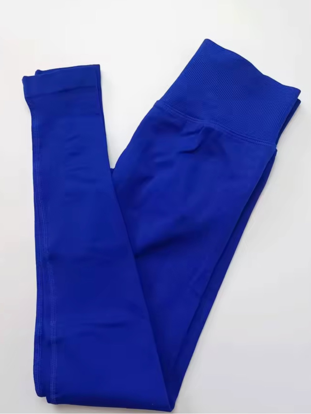 Cobalt Blue High-Waist Leggings